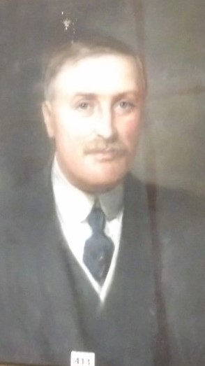 An early 20th Century pastel portrait of a professional gentleman. - Image 2 of 2