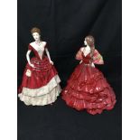 Two Royal Doulton figurines.