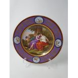 A fine 19 inch Royal Vienna cabinet plate.