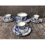 A Royal Crown Derby circa 1890 three person tea sandwich set.