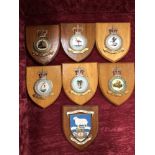 A collection of 7 RAF plaques relating to RAF Stations worldwide