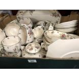 A Royal Doulton "OLD LEEDS SPRAY" pattern dinner, part tea/coffee set