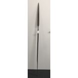 A 19th Century African tribal Kenyan Turkana double ended spear.