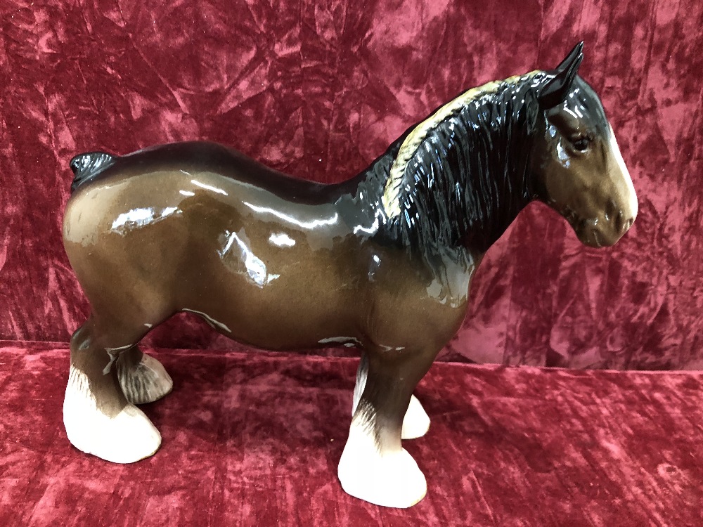 Four Beswick shire horses. - Image 4 of 9