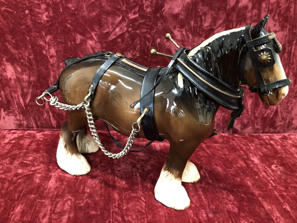 Four Beswick shire horses. - Image 8 of 9