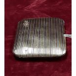 A German silver cigarette case