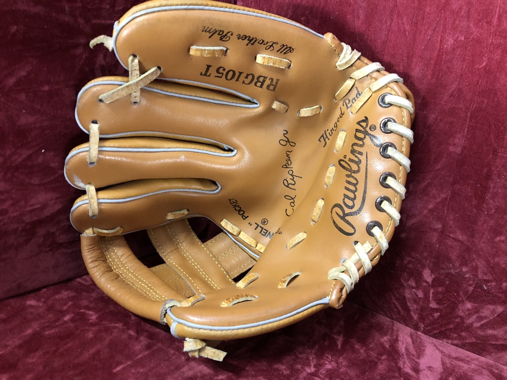 A Rawlings "Carl Ripton Jr" baseball glove. - Image 2 of 2