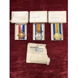 A WW1 Gallipoli casualty medal trio.