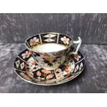 A Derby Imari cabinet cup and saucer circa 1800.