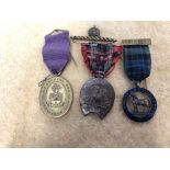 Three early Licenced Victualers medals in the name of J F Huggins.
