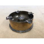 A Royal Navy trench art ashtray