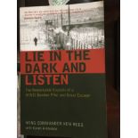 A signed copy of "Lie in the Dark and Listen.