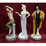 Three Royal Doulton Classique figurines all modelled by Timothy Potts.