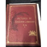 A single volume "Figures Studies 1898 and Pictures" by Sir Edwin Landseer R.A.