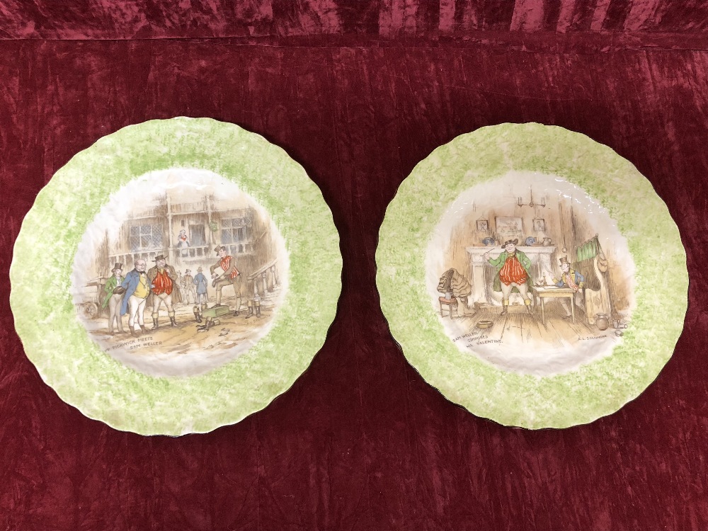 Two J. FRYER & SON collector's plates, both signed A.L.STANMORE.