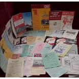 A large selection of Swindon Town Football Club match programmes dating 1946 to 1993.