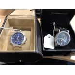 Two gentleman's wristwatches both boxed.