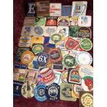 A large collection of miscellaneous beer mats circa 1980's onwards.