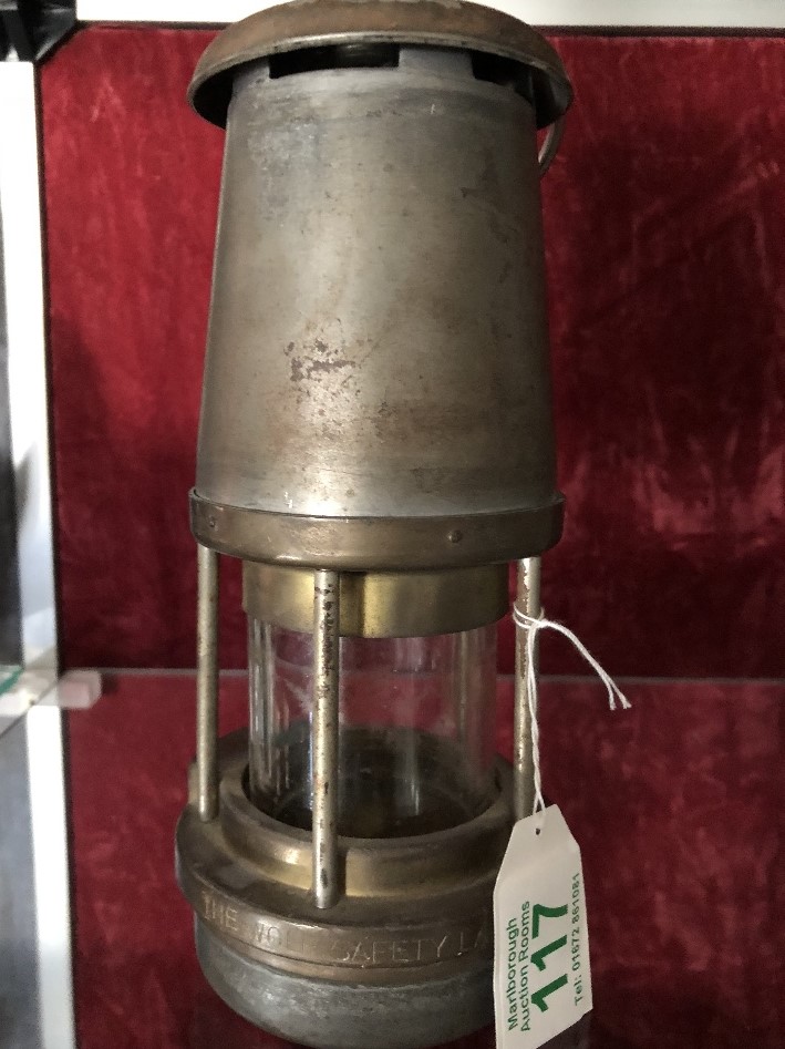 A Post Office 1981 safety lamp.