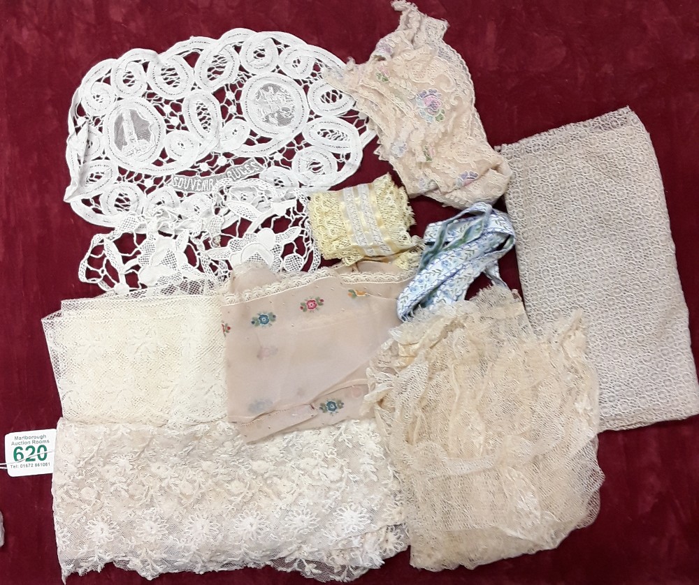 A collection of vintage lace.