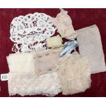 A collection of vintage lace.