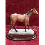 A Leonardo Collection "The Thoroughbred 1996" figurine of a horse.