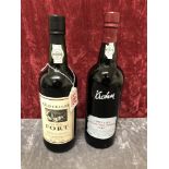 Two bottles of port: The Old Cellar and Khron dated 1995. 75cl..