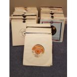A selection of various 45rpm 7” records spanning the years 1960’s to 1990’s.