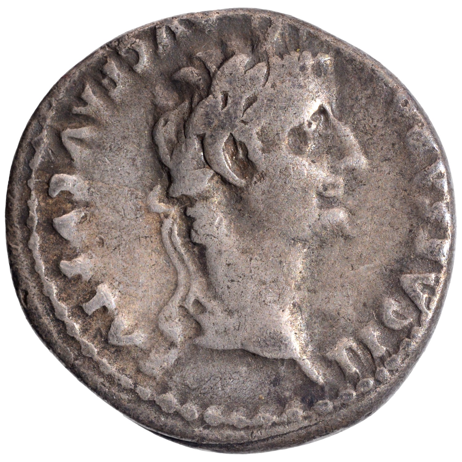 Roman Empire, Tiberius (14-37 AD), Silver Denarius, Obv: laureate head right, legend around 'TI