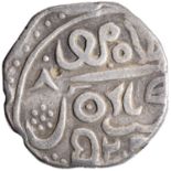 Bikanir, Surat Singh, Silver Rupee, AH 1229/52 RY, In the name of Alamgir II, Obv: sikka mubarak