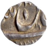 Awadh, Wajid Ali Shah, Muhammadabad Banaras Mint, Silver 1/16 Rupee, 26 RY, In the name of Shah Alam