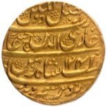 Awadh, Ghazi-ud-Haidar as a King, Lucknow Mint, Gold Mohur(Ashrafi), AH 1241/7 RY, Obv: sikka zad