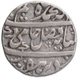 Bengal Presidency, Azimabad Mint, Silver Rupee, 9 RY, In the name Shah Alam II, Obv: "saya-e-fazle-