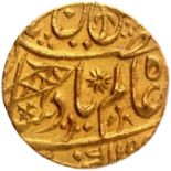 Bengal Presidency, Muhammadabad Banaras Mint, Gold Mohur, AH 119X/26-17 RY, In the name of Shah Alam