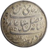 Bengal Presidency, Murshidabad Mint, Silver Rupee(Heavy), 19 RY, Edge:Vertical Milling, In the