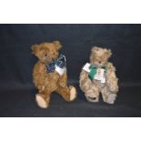 A Limited Edition 'Past Times' 1997 Teddy Bear and A Canterbury Bear 'Woody'