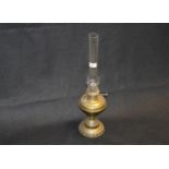 A Brass Based Oil Lamp