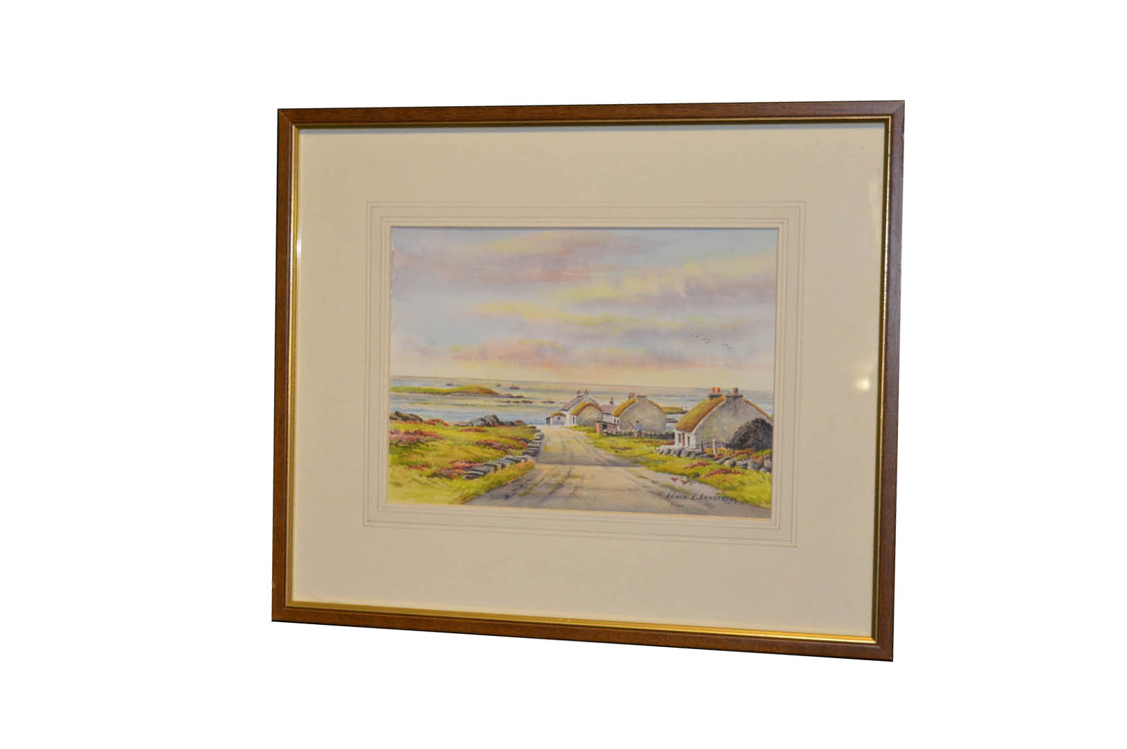 A Watercolour 'Rossbeg Evening, Donegal' - Alymer Armstrong