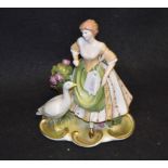 A Coalport Figurine, The Arcadian Collection, 'The Goose Girl'