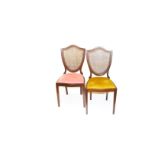 A Pair of Berger Shield Back Chairs