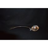 A Heavy George III Silver Soup Ladle, London 1822, William Trayes