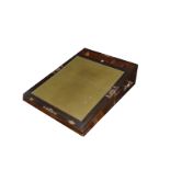 A Very Nice Brass Inlaid Mahogany Cased Writing Slope