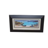 A Framed Oil Painting 'Moonlit Boatslip, Ballycastle' - J. P Rooney