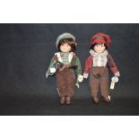 Two Alberon Collectors Dolls 'Oliver' and 'Johnny'