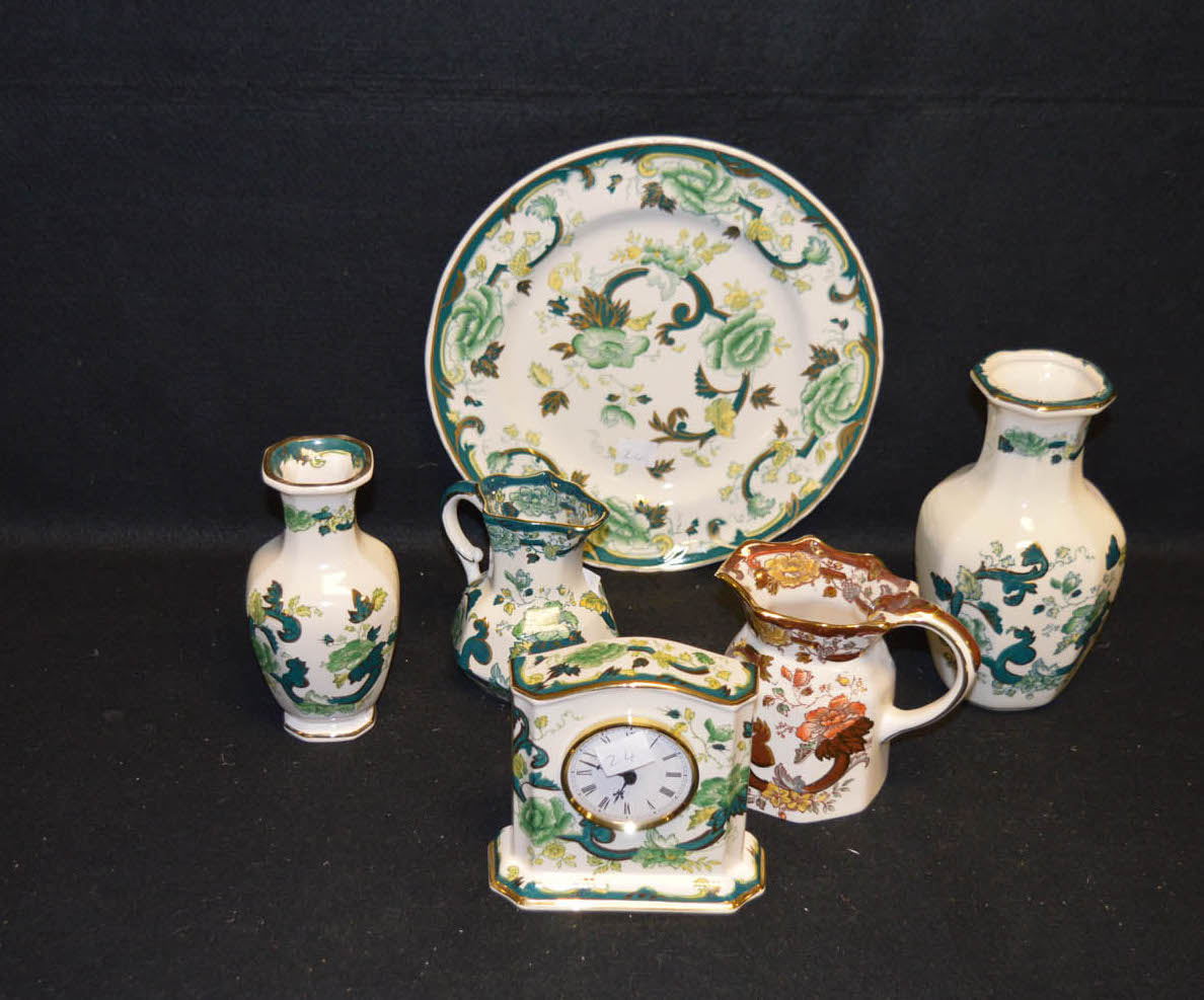 A Collection of Six Pieces of Masons Ironstone Ware