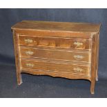 A Nice Minature Chest of Three Drawers