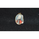 An Oval Framed Miniature of a Gent