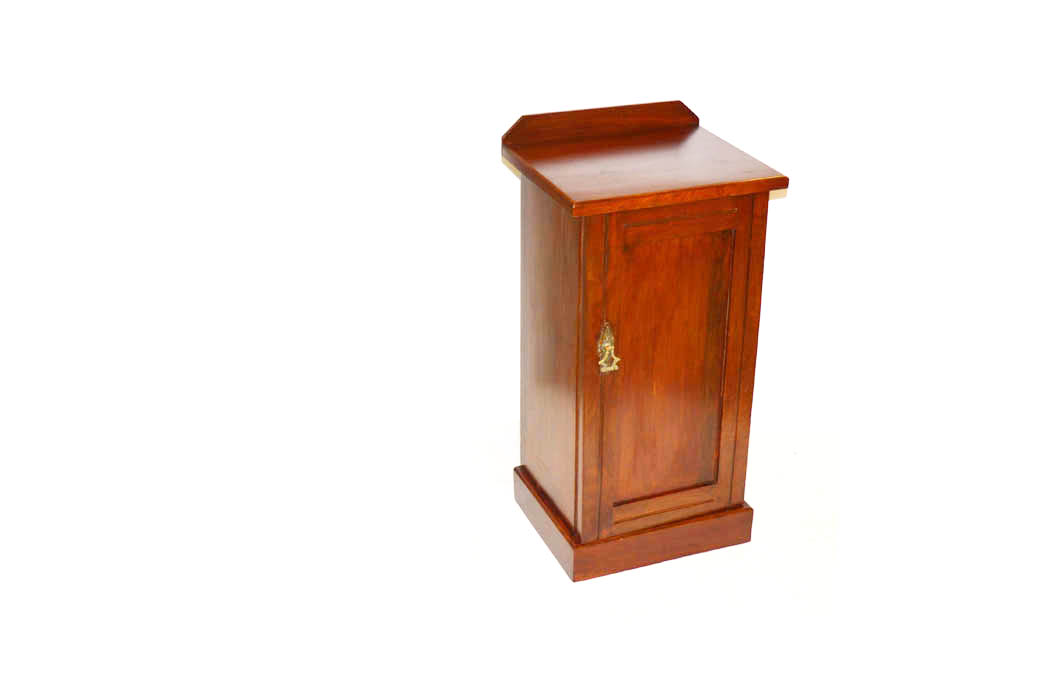 A Mahogany Panel Door Bedside Cabinet