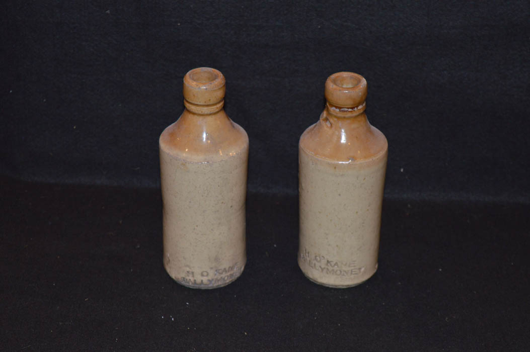 A Pair of Old Stout Bottles, H O’Kane Ballymoney