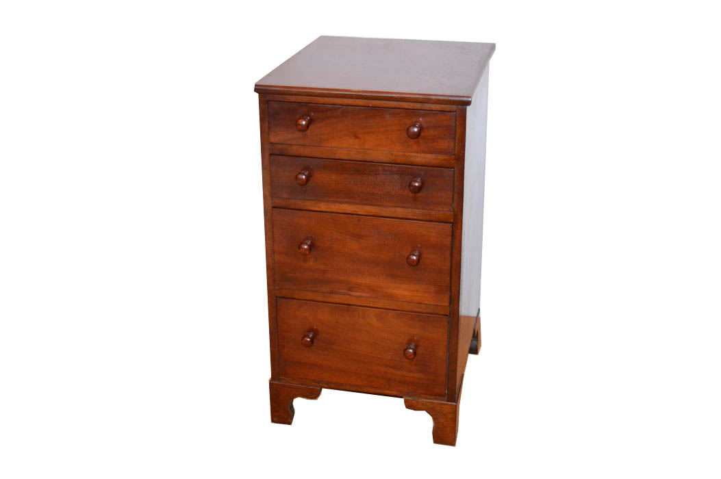 A Slimline Mahogany Chest of Four Drawers